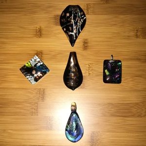 🌈Assorted Necklace Glass Pendants🌈